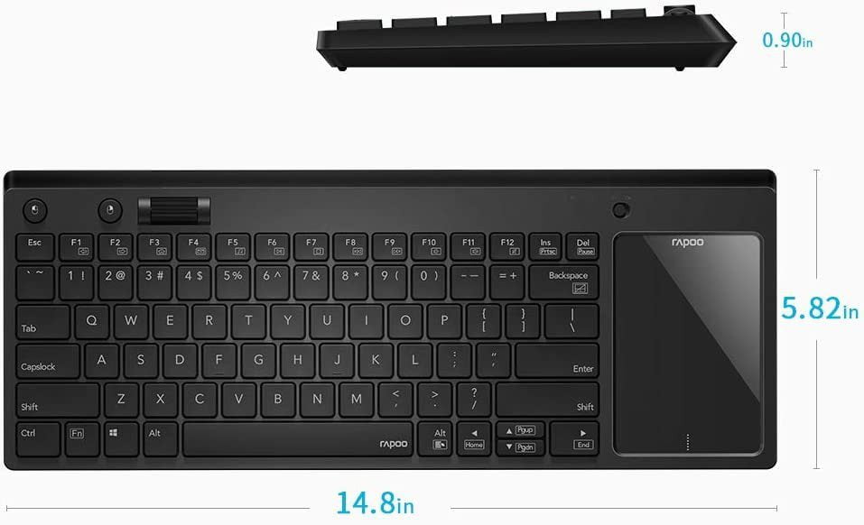 rapoo bluetooth keyboard touchpad