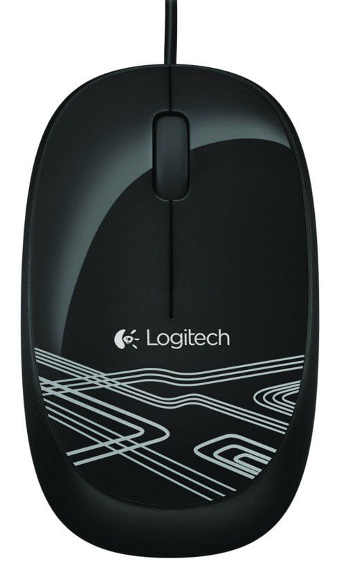 LOG MOUSE WIRED USB M105 - BLACK - 910-002943