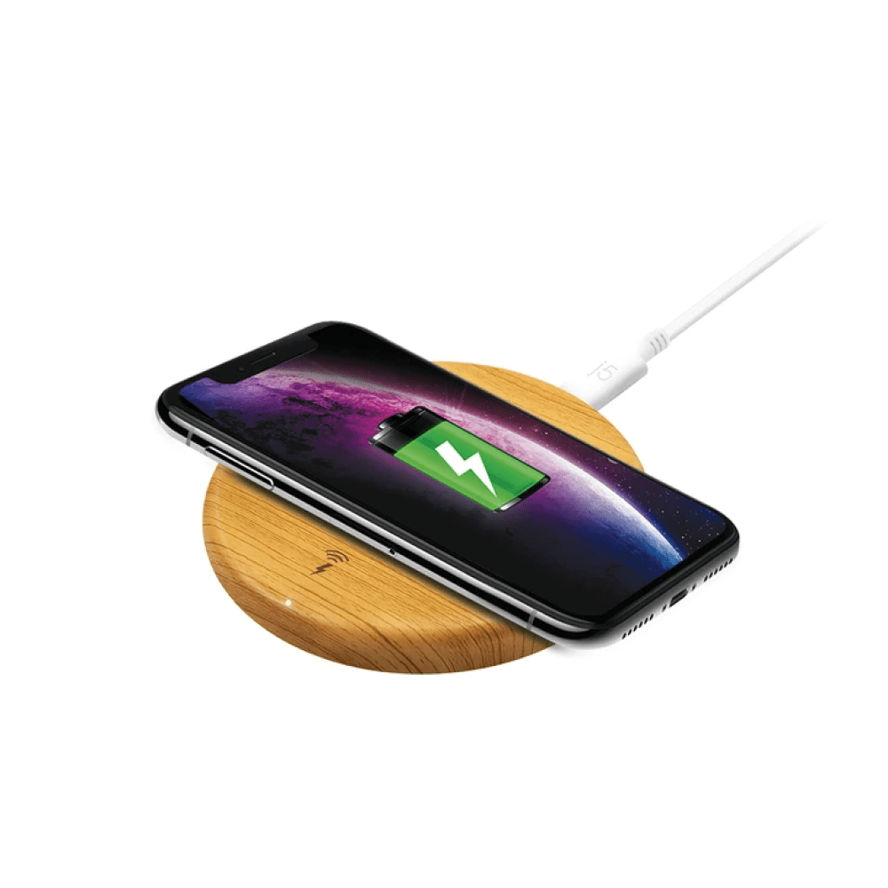 j5create JUPW1101W 10W Wood Wireless Fast Charger