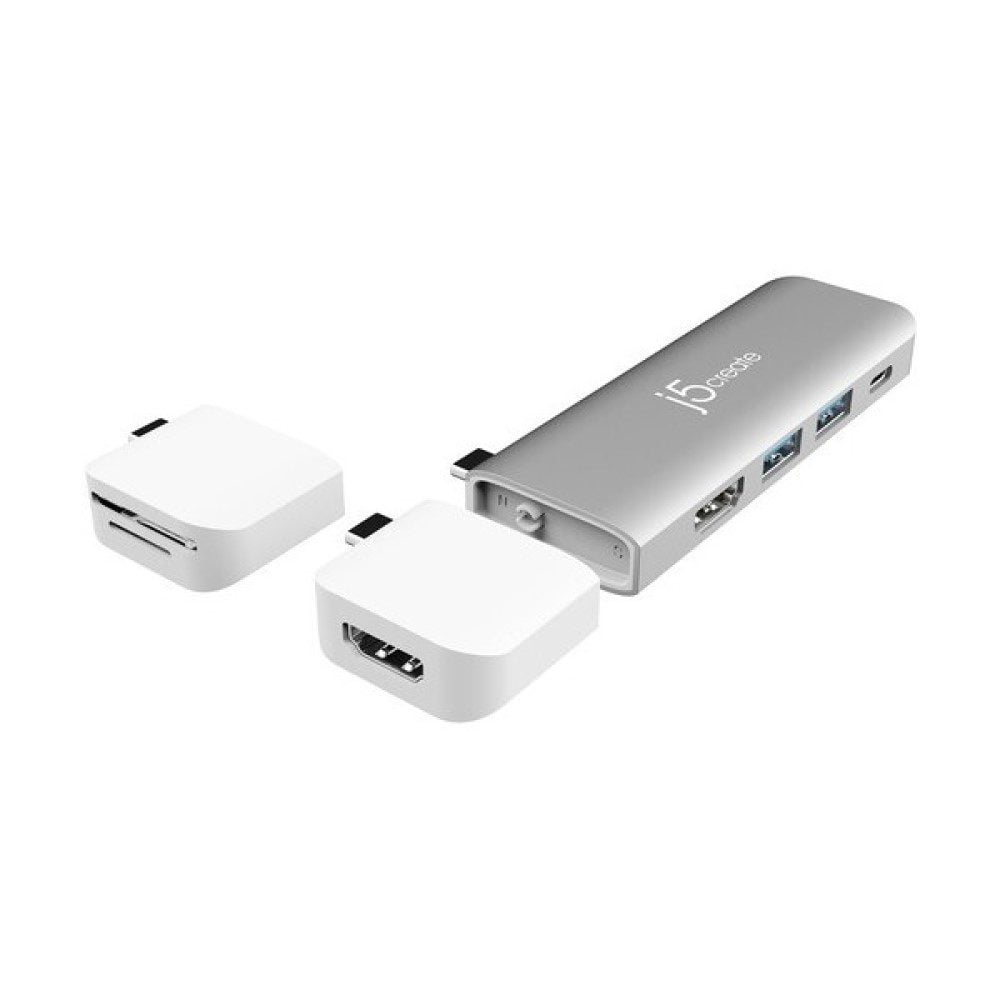 j5create ULTRADRIVE Kit USB-C™ Dual-Display Modular Dock JCD387