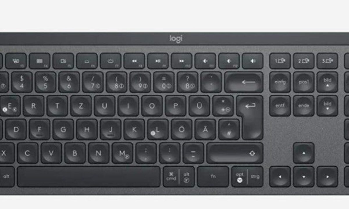 Logitech MX Keys Advanced Wireless Illuminated Keyboard for Business -  keyboard - graphite