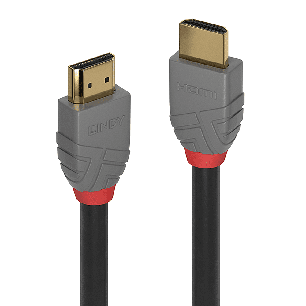 Cavo HDMI High Speed Anthra Line Lindy 3m - Professionale, Schermatura 360°, Contatti Placcati Oro
