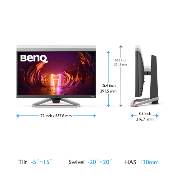 BenQ EX2510S MOBIUZ 1ms IPS 165Hz Gaming Monitor