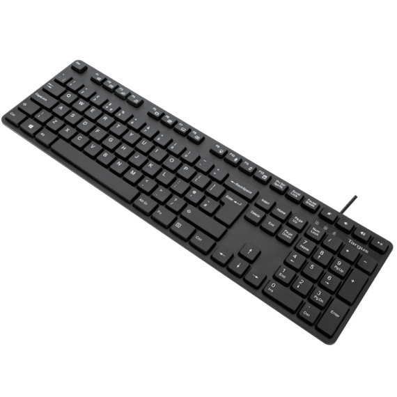 Targus AKB30AMUK Full-size USB Wired Antimicrobial Keyboard (UK)