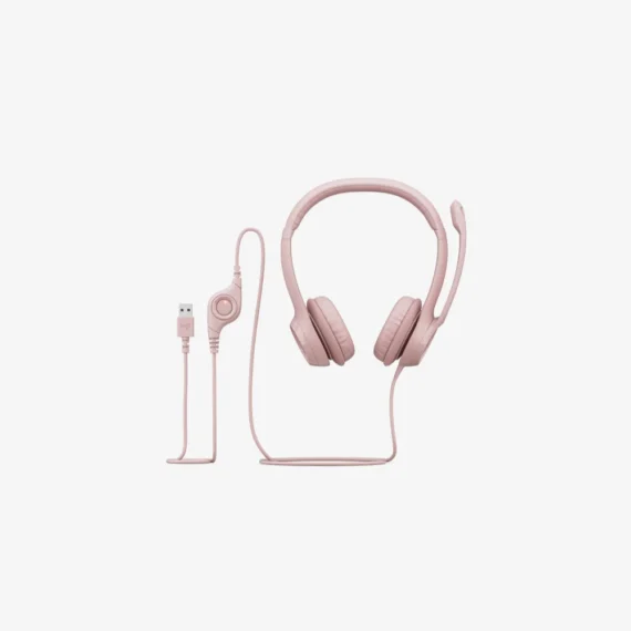 H390 USB Computer Headset - ROSE (5)